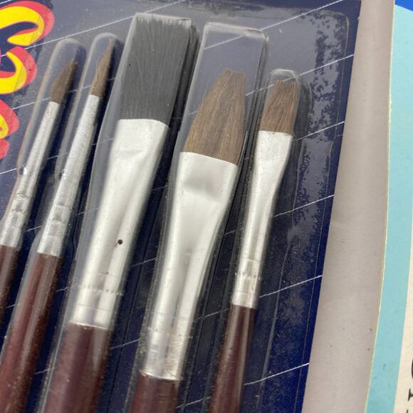 Vtg NEW Camel Hair Paintbrush Sets Lot of 2 Le Jour & Z-Pro Utility Touch Up - Picture 5 of 9